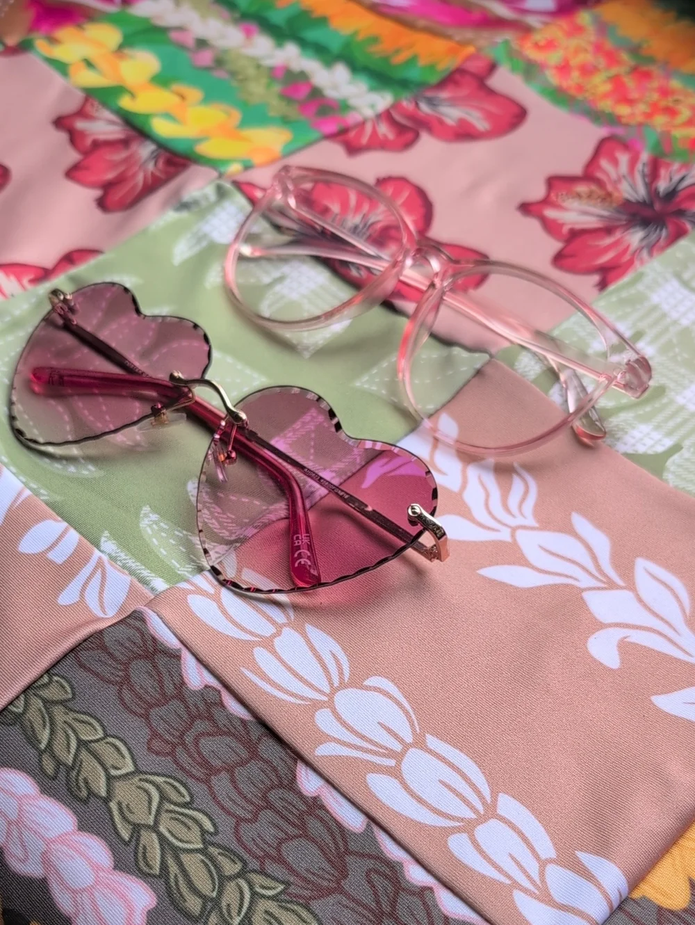 Cali Blue Heart Shaped Glasses 🕶️😎🤓